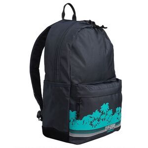 Superdry Mens Vintage Graphic Montana Backpack Eclipse Navy/Ecru - NWT
